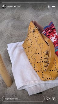 Lily Muni He flaunts her Chanel tote bag - Source: via @lilymhe on Instagram