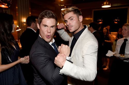 Adam DeVine and Zac Efron at Spike TV's 10th Annual Guys Choice Awards (Image via Getty)
