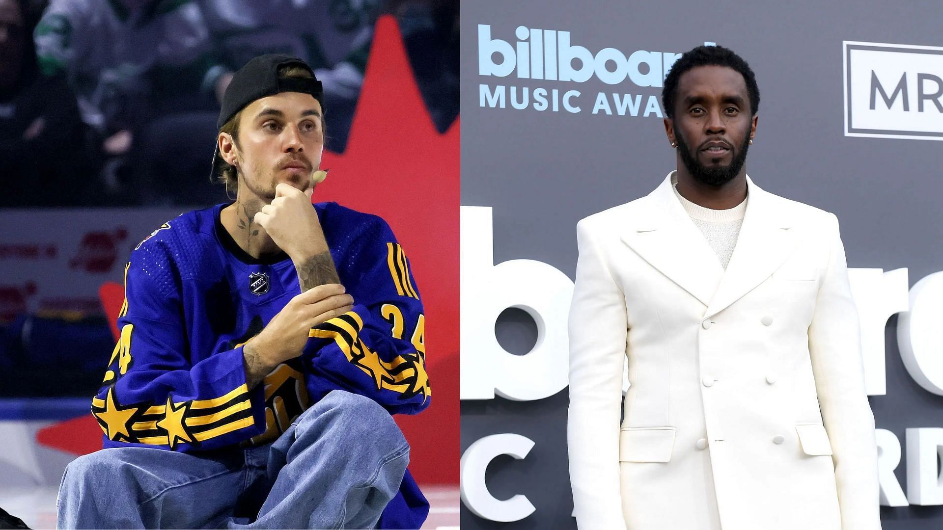 From L to R, Justin Bieber and Sean Diddy Combs: Image via Getty Images