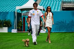 Watch: Charles Leclerc and girlfriend Alexandra Saint Mleux seen buying Pokemon cards in Miami
