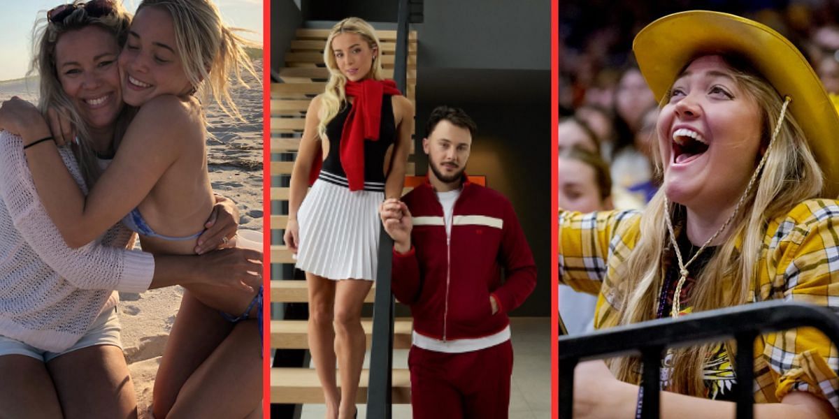 Olivia Dunne pens sweet message for boyfriend Paul Skenes. (Images by Getty and Instagram@kat_dunne_ and gqsports)