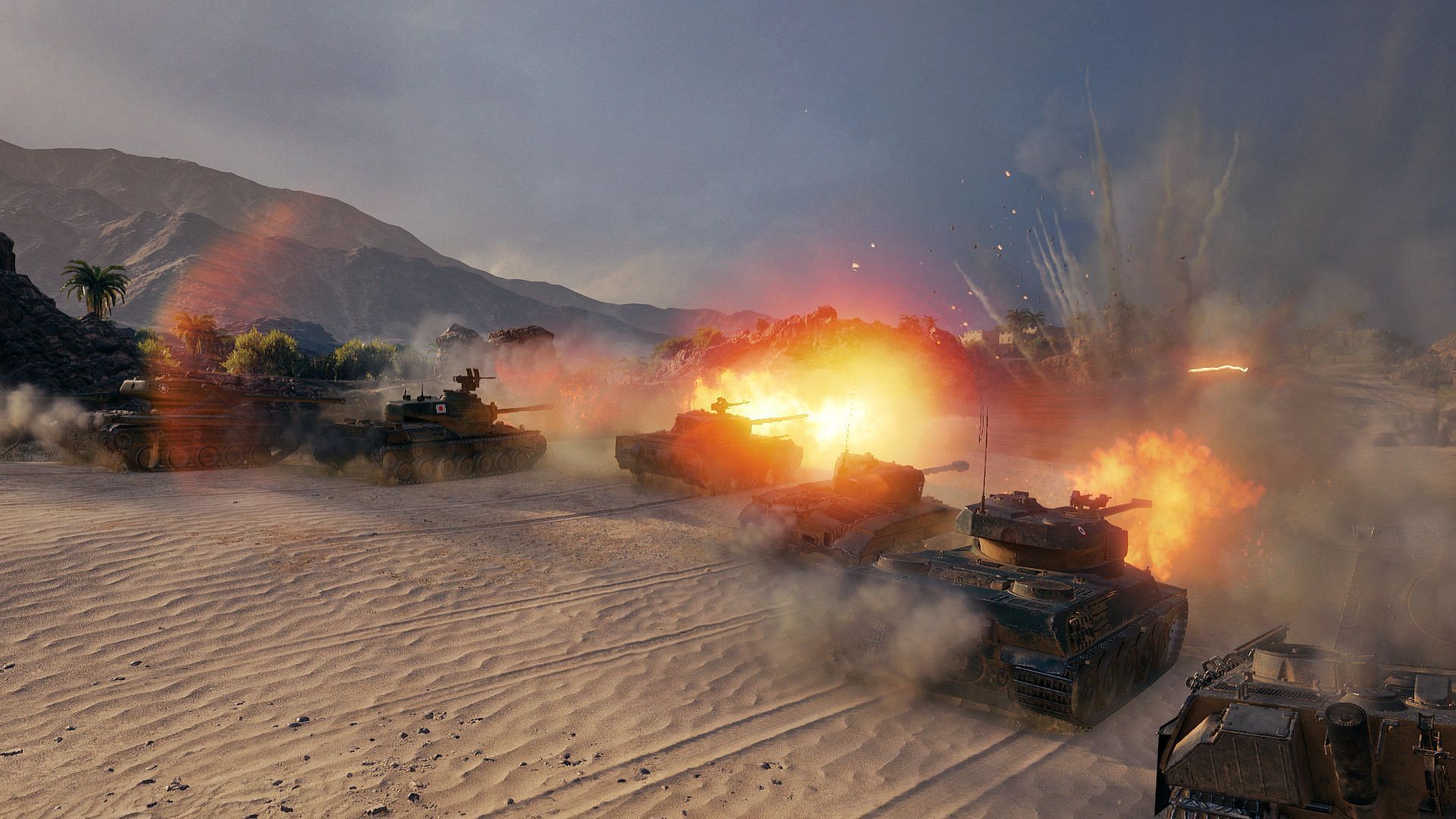World of Tanks frontliners (Image via Wargaming Group)