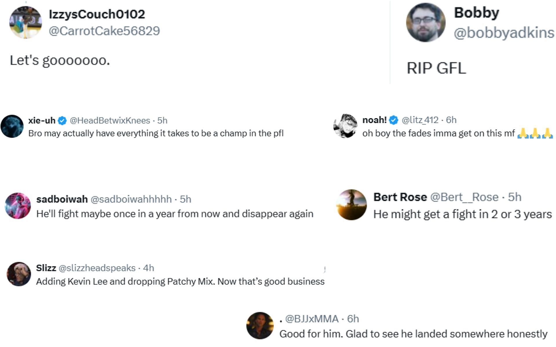 Fan reactions [Screenshots courtesy: @DamonMartin on X]