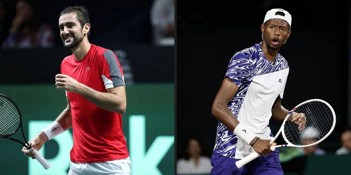 Marin Cilic and Christopher Eubanks will be in action on Day 2 of the French Open 2025 qualifying. (Photos: Getty)