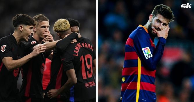 Gerard Pique makes feelings clear with reaction to Barcelona winning LaLiga title after win against Espanyol