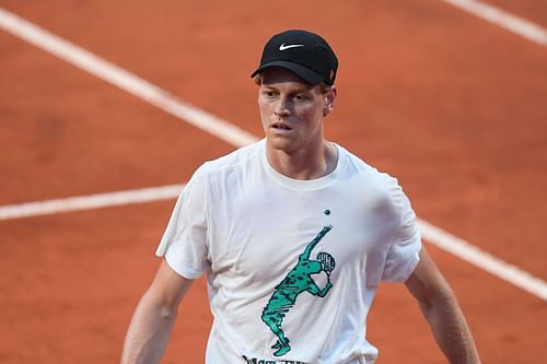 Jannik Sinner pictured at the 2025 Italian Open | Image Source: Getty