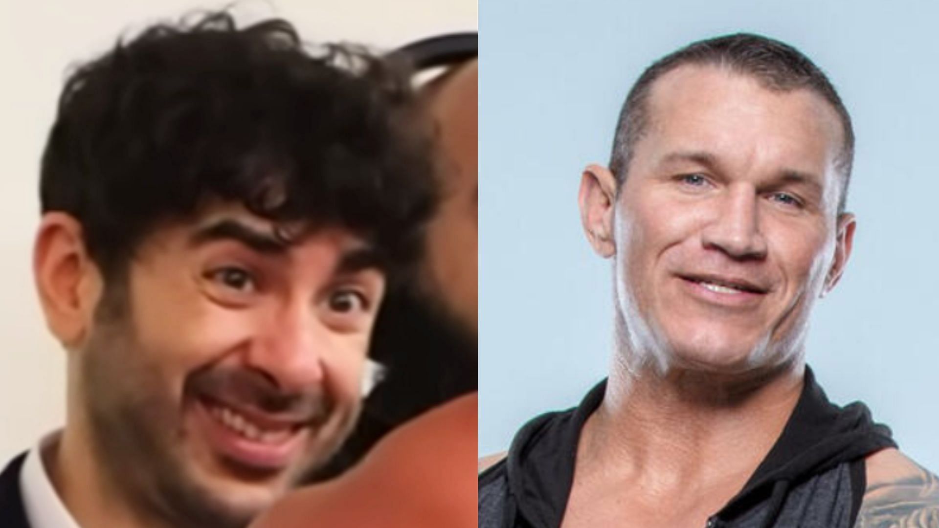 Tony Khan (left) and Randy Orton (right) (Images via Maven