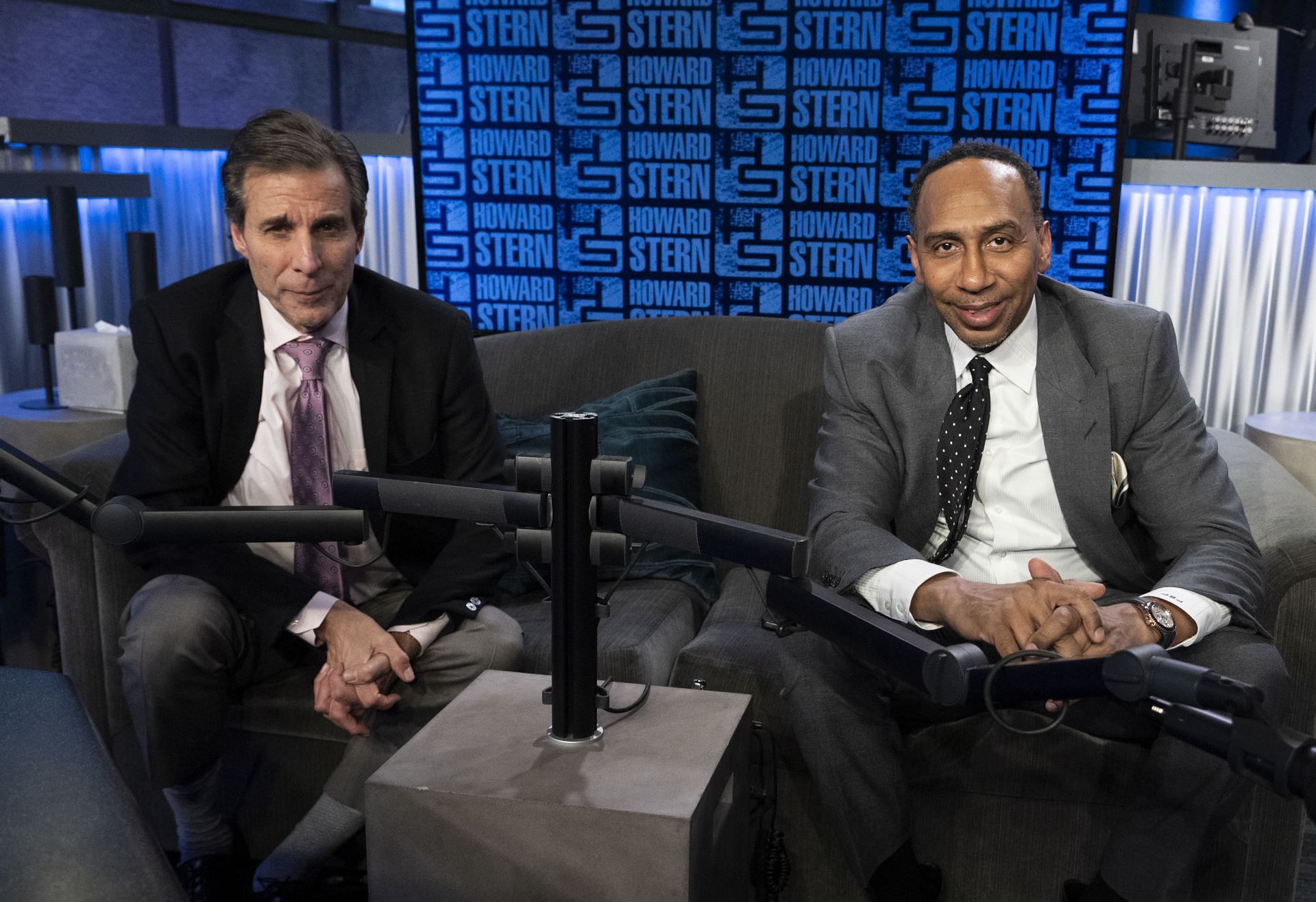 Stephen A. Smith And Chris Russo Visit SiriusXM