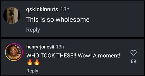 Comments on post via Instagram/@nikesportswear