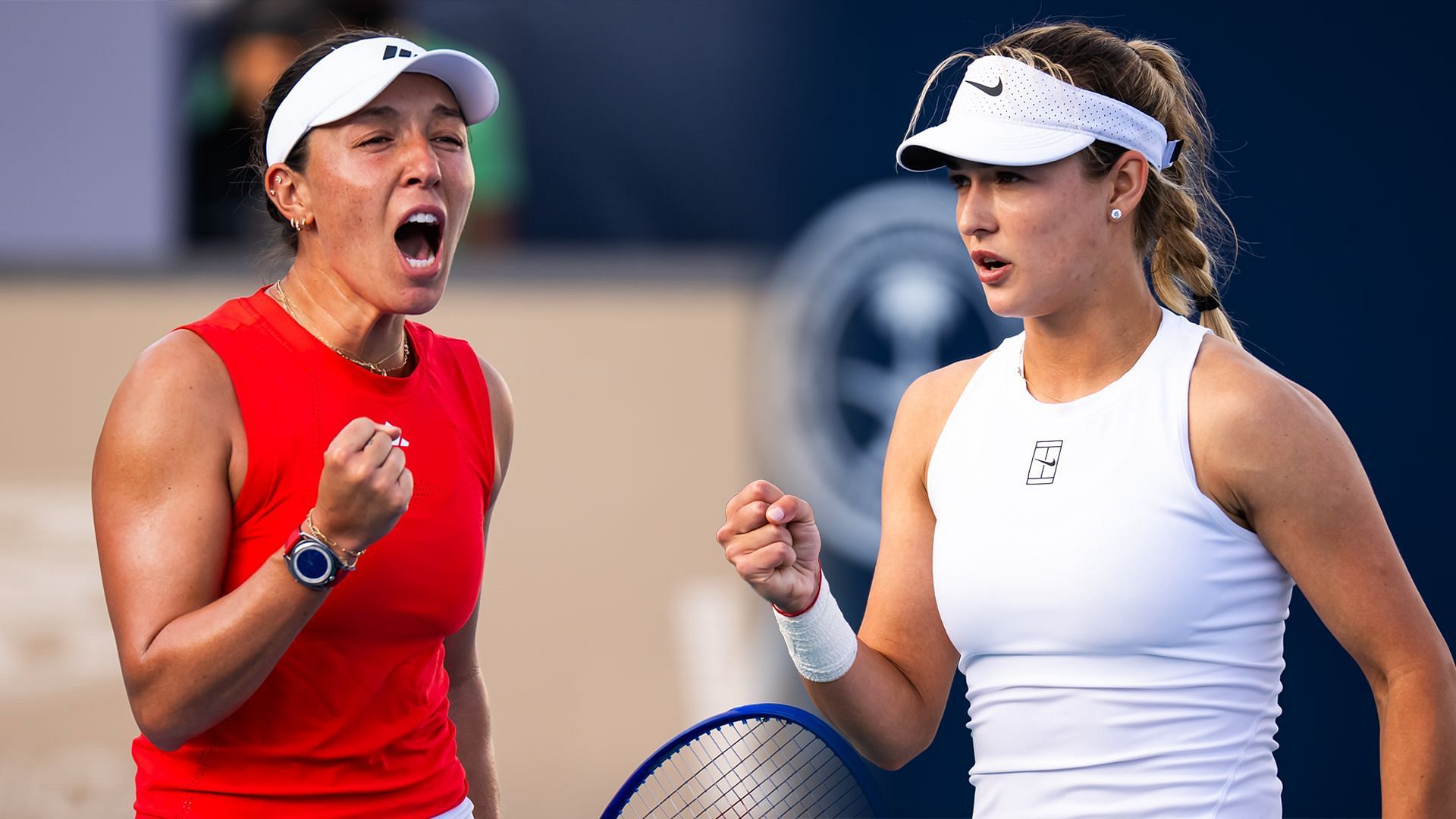Top seed Jessica Pegula takes on Anna Kalinskaya in the round of 16 at the Strasbourg Open. Source: Getty  
