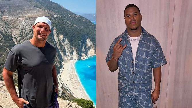 “Gotta prove yourself” - Rob Gronkowski claims Abdul Carter asking for Lawrence Taylor’s jersey number is “crazy”