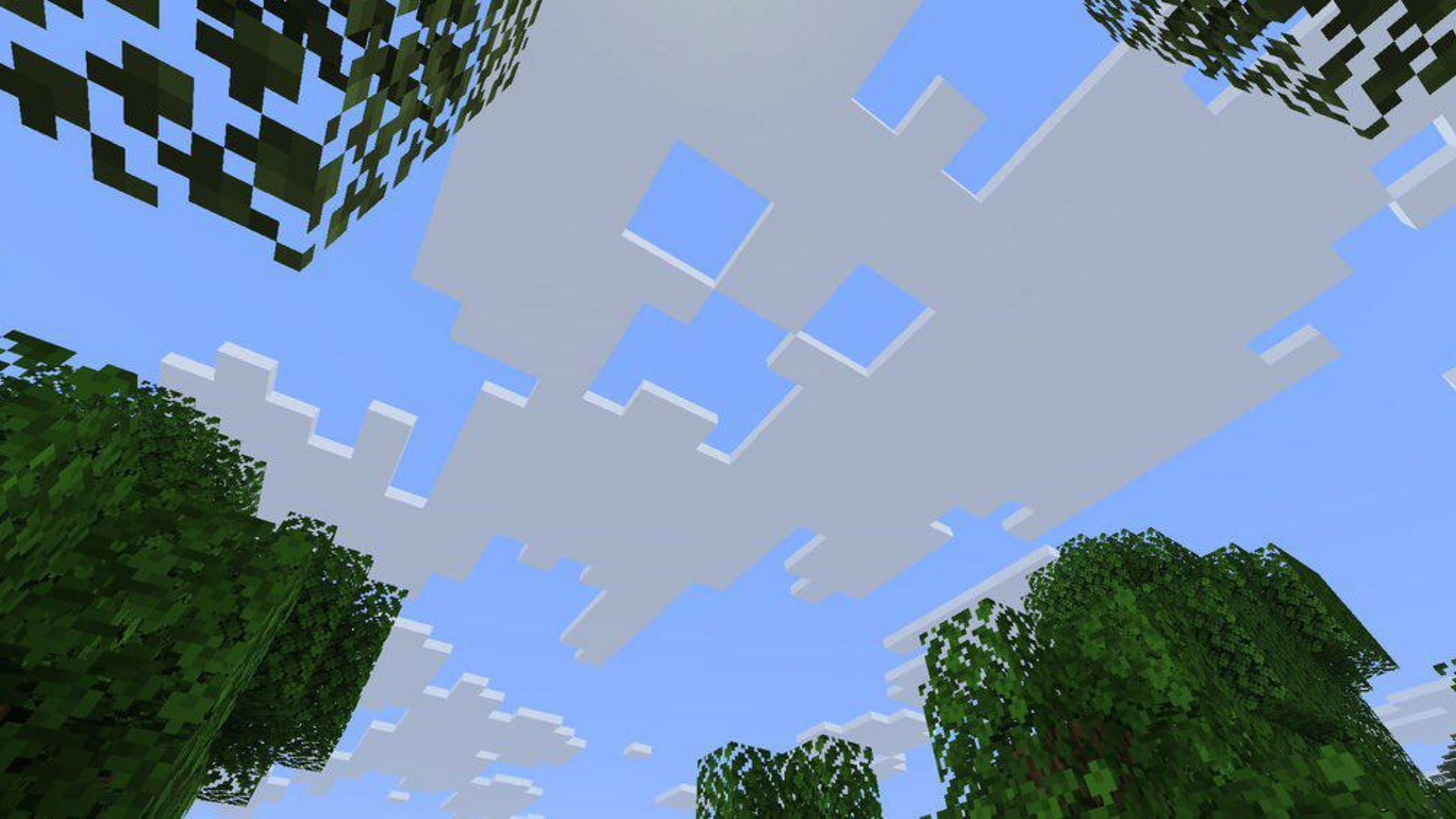 The creeper face on the clouds (Image via Reddit/YoungBiro05/Mojang Studios)