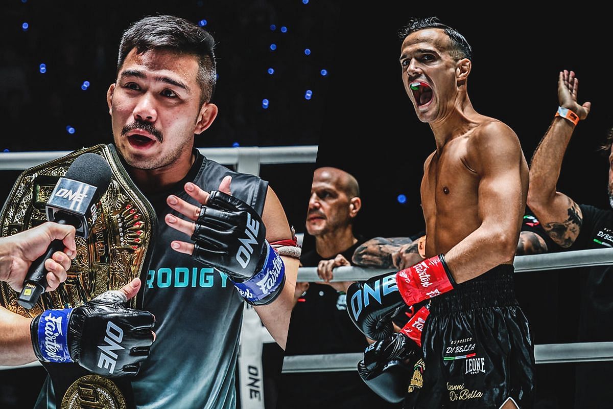 Prajanchai (left) and Jonathan Di Bella (right) | Image credit: ONE Championship