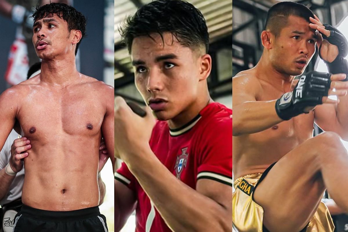 Superbon, Johan Ghazali, Nong-O Hama - Photo by ONE Championship