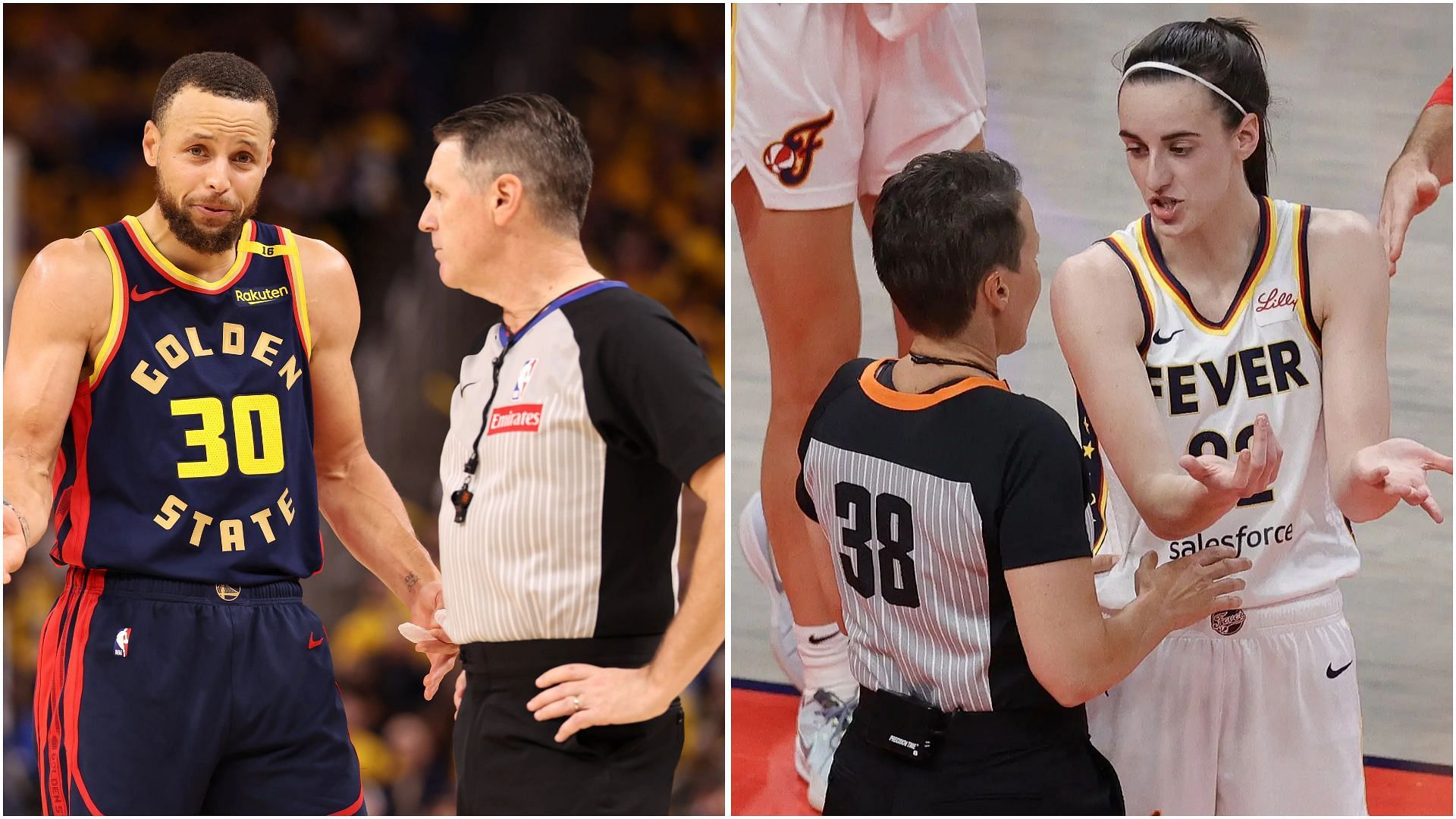 LASIK trolls NBA &amp; WNBA referees by offering free eye surgeries, but influences fans instead. (Photos: IMAGN and GETTY)