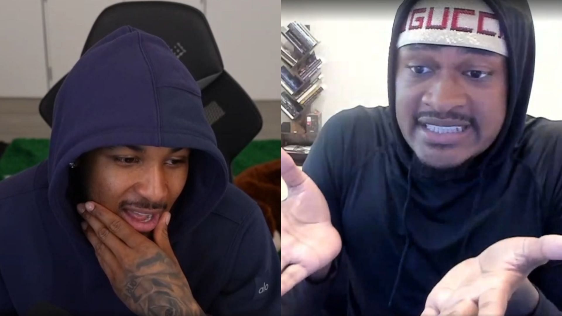 SoLLUMINATI gives his props to DDG amidst the controversy involving Halle Bailey (Images via DDG, SoLLUMINATI/Twitch)