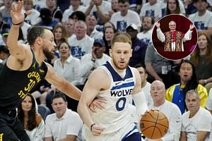 Timberwolves' $46,870,000 guard and former Villanova prospect rejoices while talking about Pope Leo's election