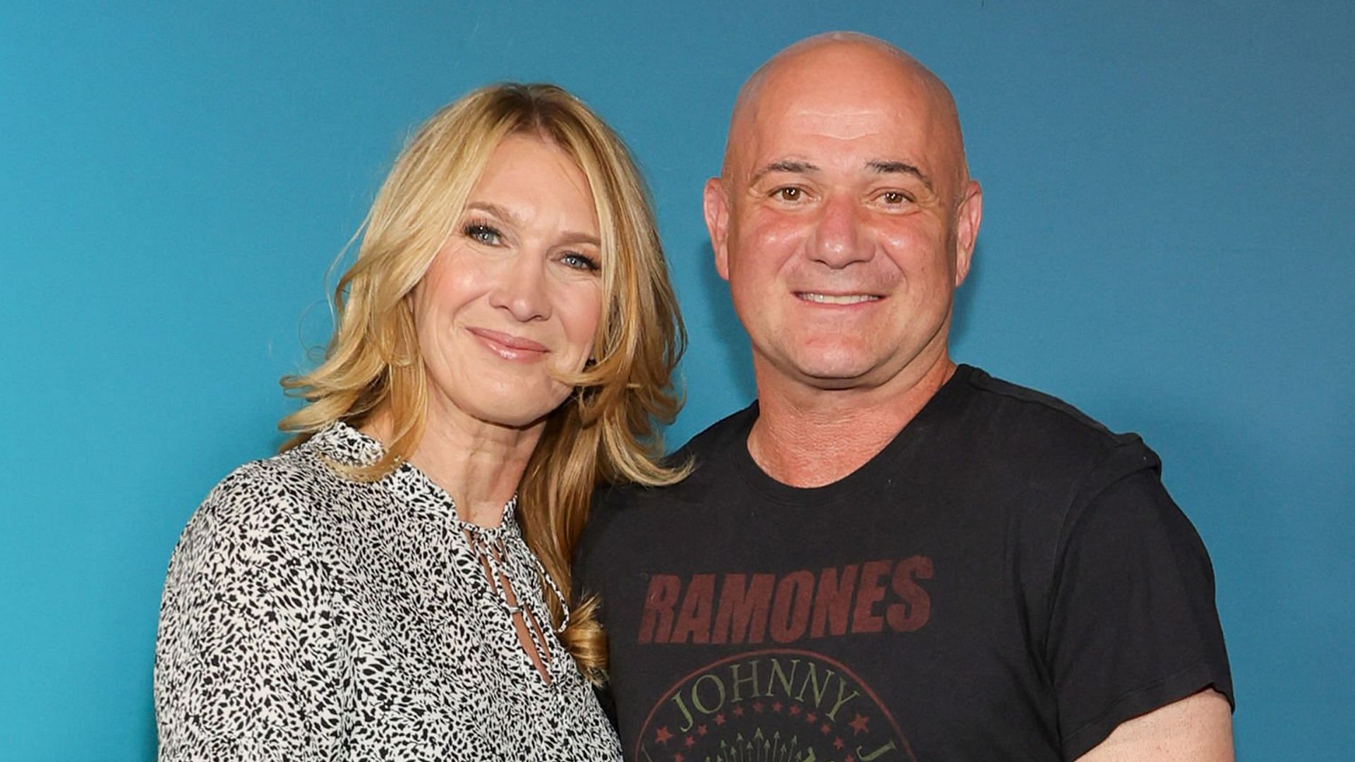 Tennis legends Andre Agassi and Steffi Graf. Source: Getty
