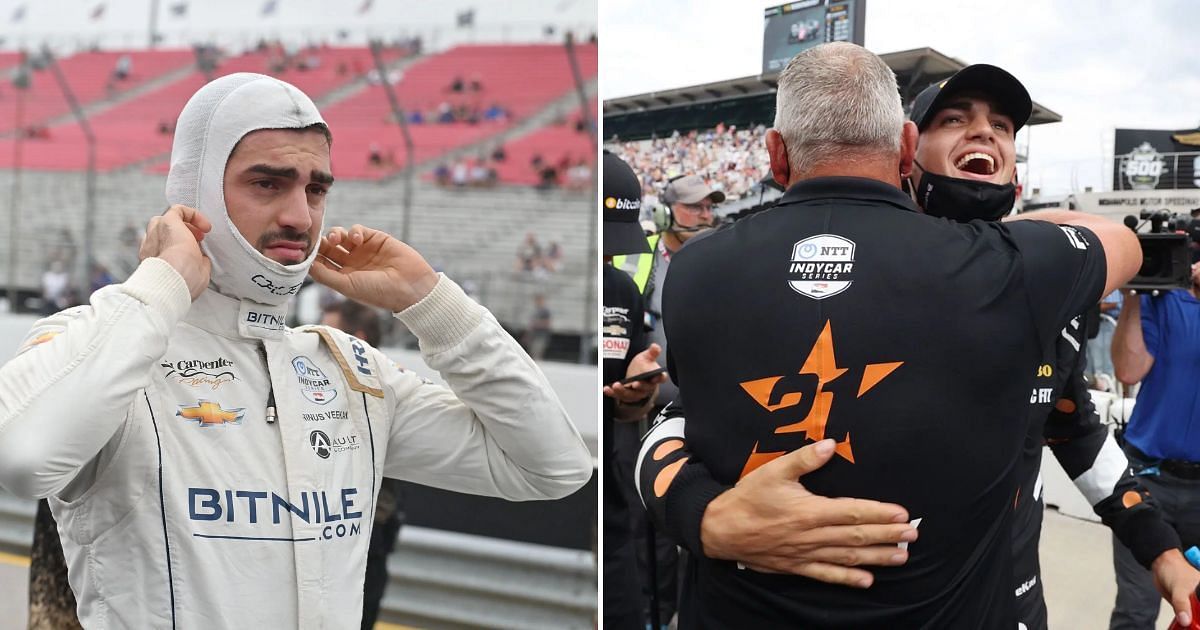 Rinus Veekay's dad gives 'best drive of your life' verdict after strong IndyCar result at Barber
