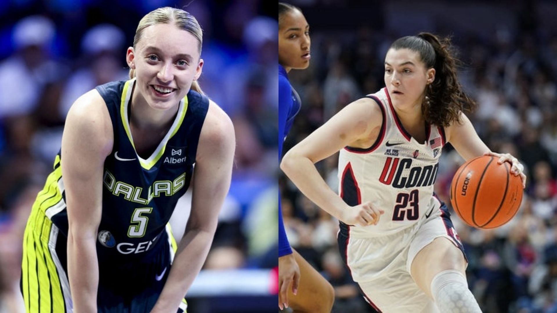 Dallas Wings star Paige Bueckers and UConn