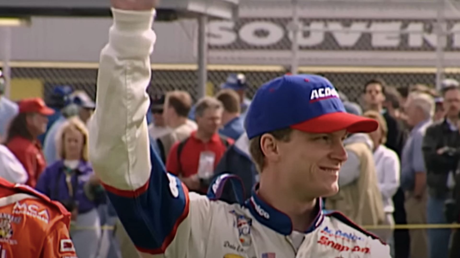 Archival footage of Dale Earnhardt (Image via YouTube/Prime Video)