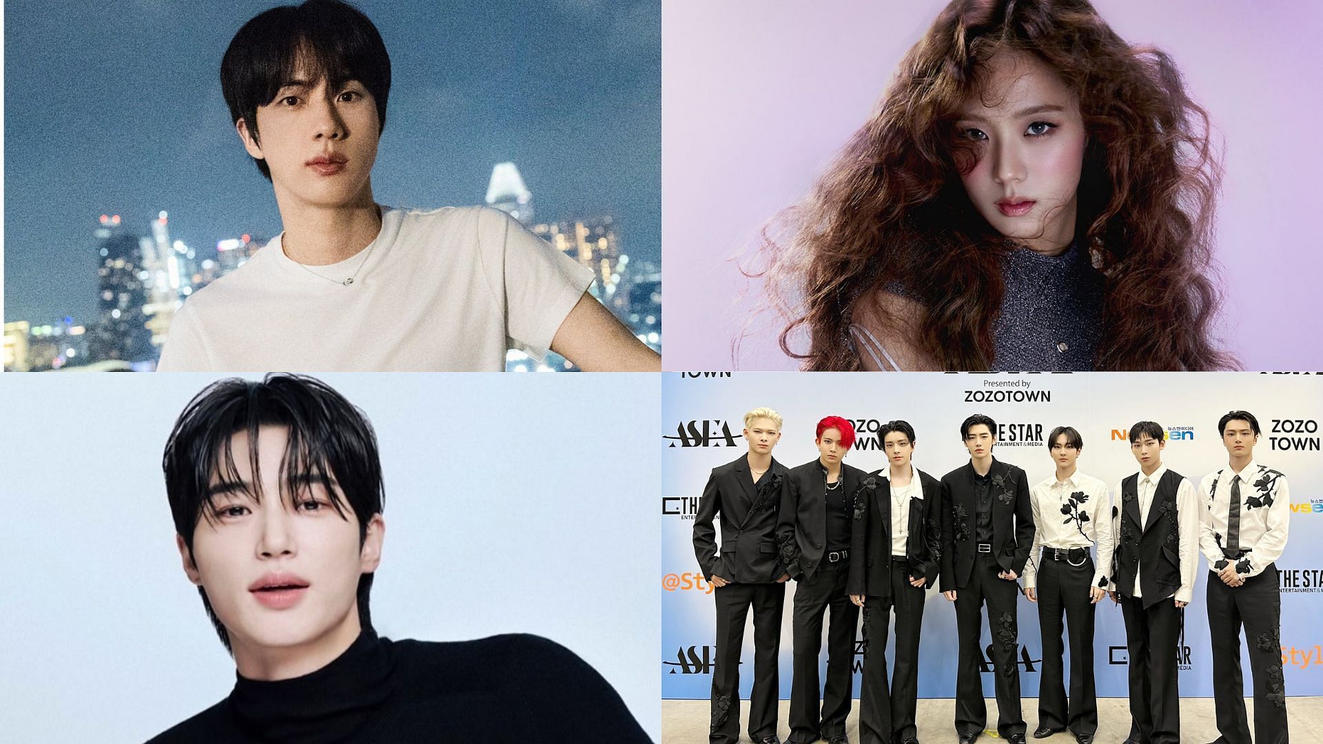 BTS&rsquo; Jin, BLACKPINK&rsquo;s Jisoo, ENHYPEN, Byeon Woo-seok, &amp; more win big at 2025 Asia Star Entertainer Awards (Images via X/ @bts_bighit, @officialBLISSOO, Instagram/ @byeonwooseok, X/ @ENHYPEN)