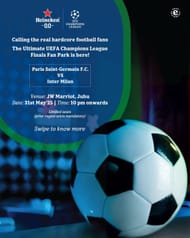 Champions League final Fan Park brought to you by Heineken!