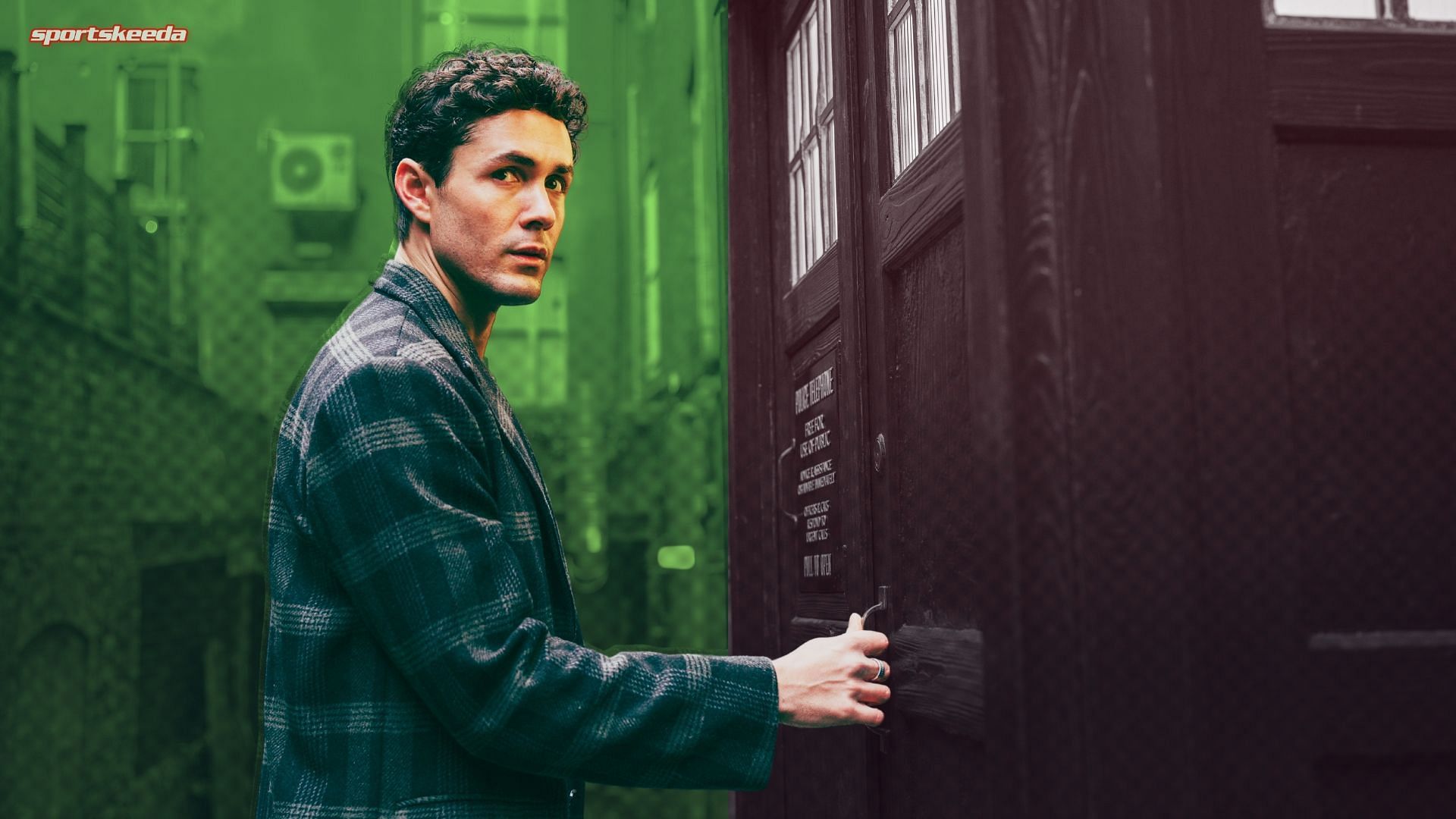 An image of Jonah Hauer-King as Conrad in Doctor Who season 2 episode 4 (Custom cover edited by Sportskeeda, Original Image [Disney+])