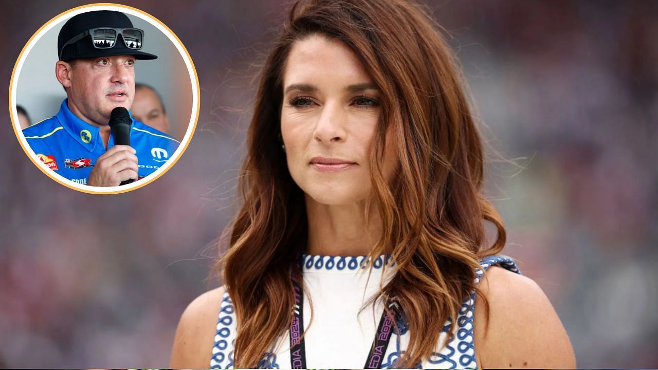 Danica Patrick and Tony Stewart