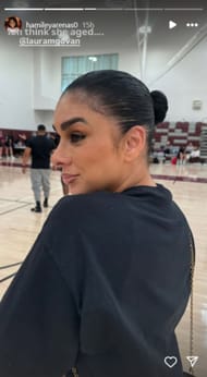 Gilbert Arenas' daughter Hamiley Arenas shares beachside moment with mom on Mother's Day (Image: IG/hamileyarenas0)