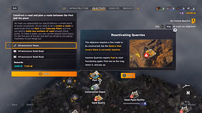 RoadCraft: How to activate Sand Quarry