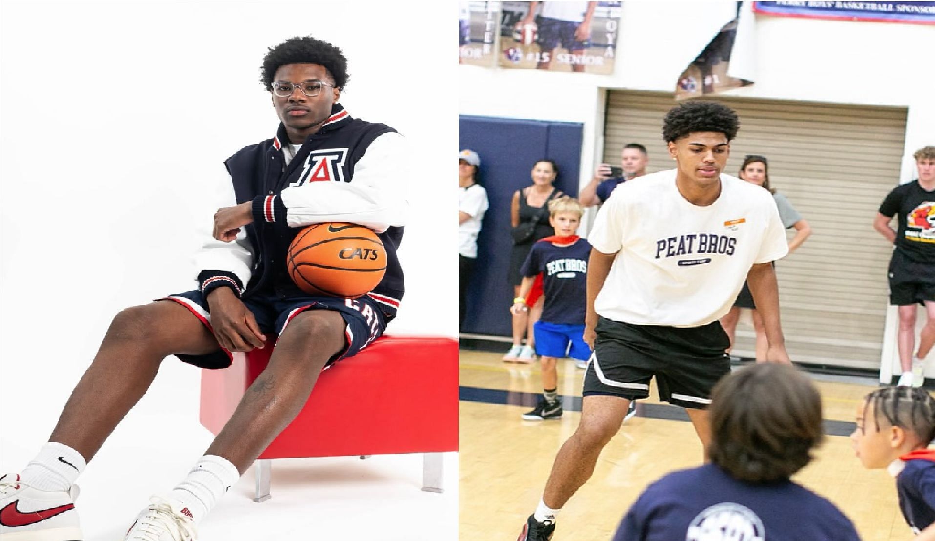 Arizona Wildcats signees Bryce James and Koa Peat (source: IG/ _justbryce, IG/ koapeat)