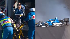 Marcus Armstrong wrecks his MSR car right before Indy 500 qualifying
