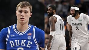 Cooper Flagg reflects on potential pairing alongside Anthony Davis, Kyrie Irving: “I look forward to being the 2-way player”