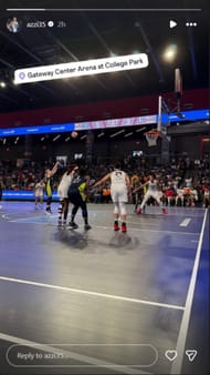 Fudd's IG story from Bueckers' WNBA game | via @azzi35/ig