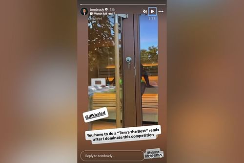 Image via tombrady Instagram