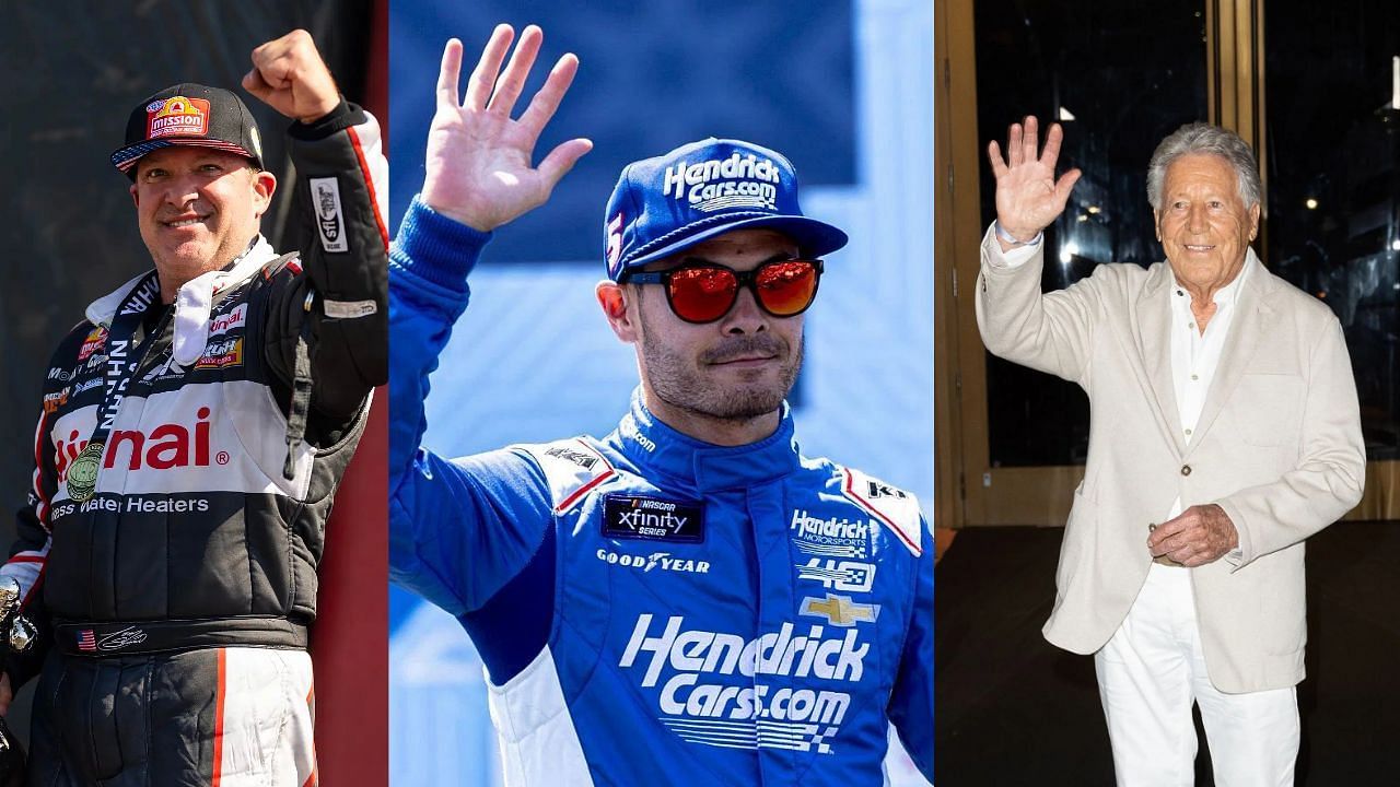 Tony Stewart, Kyle Larson, Mario Andretti, Imagn &amp; Getty