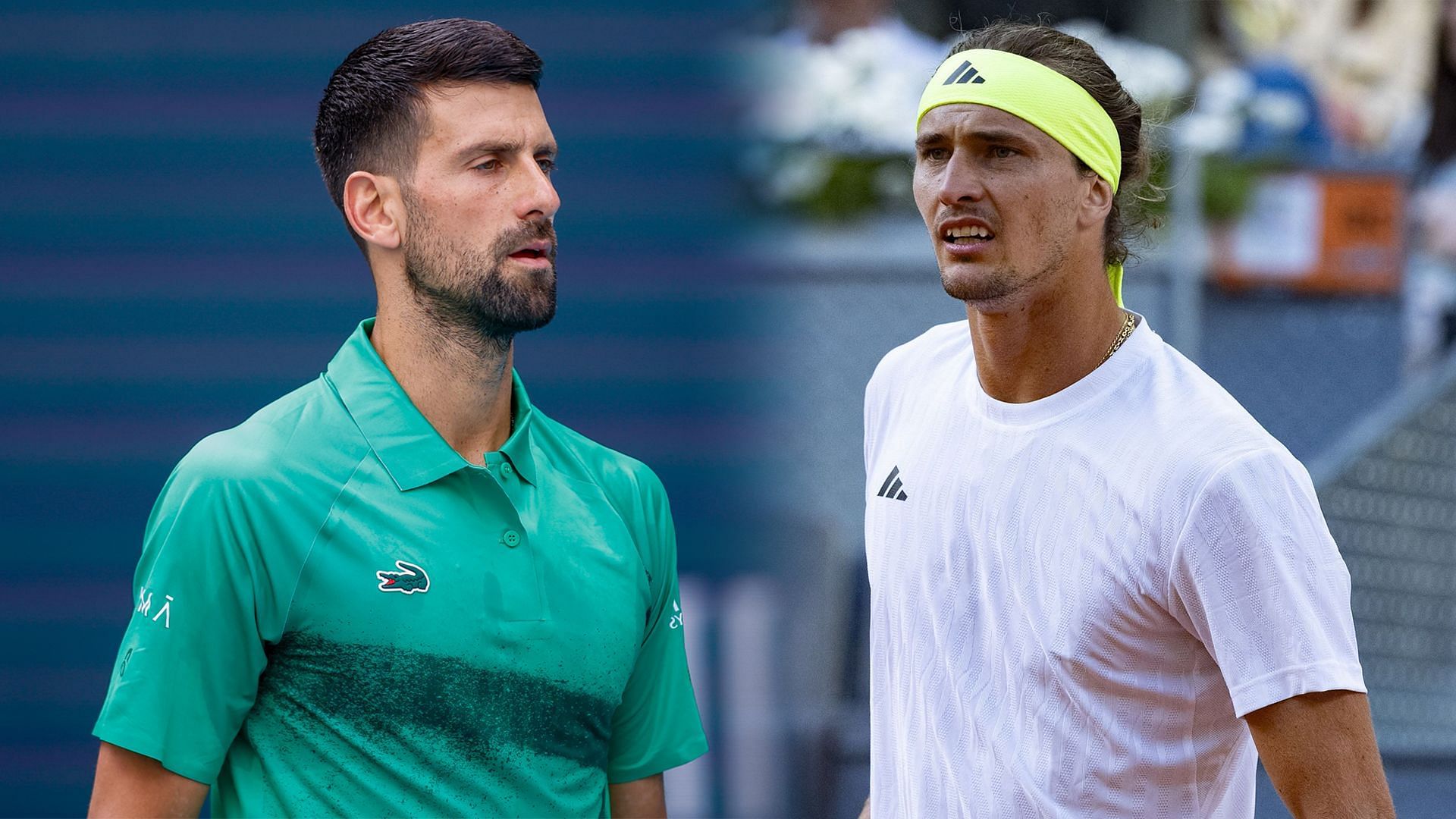Novak Djokovic and Alexander Zverev left out of top 3 of French Open power rankings- Source: Getty