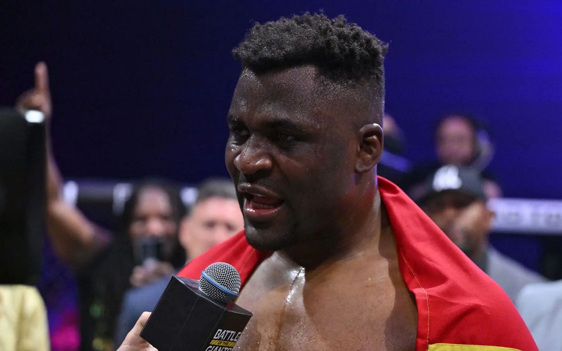Francis Ngannou breaks his silence on the alleged motorcycle accident [Image courtesy: Getty Images]