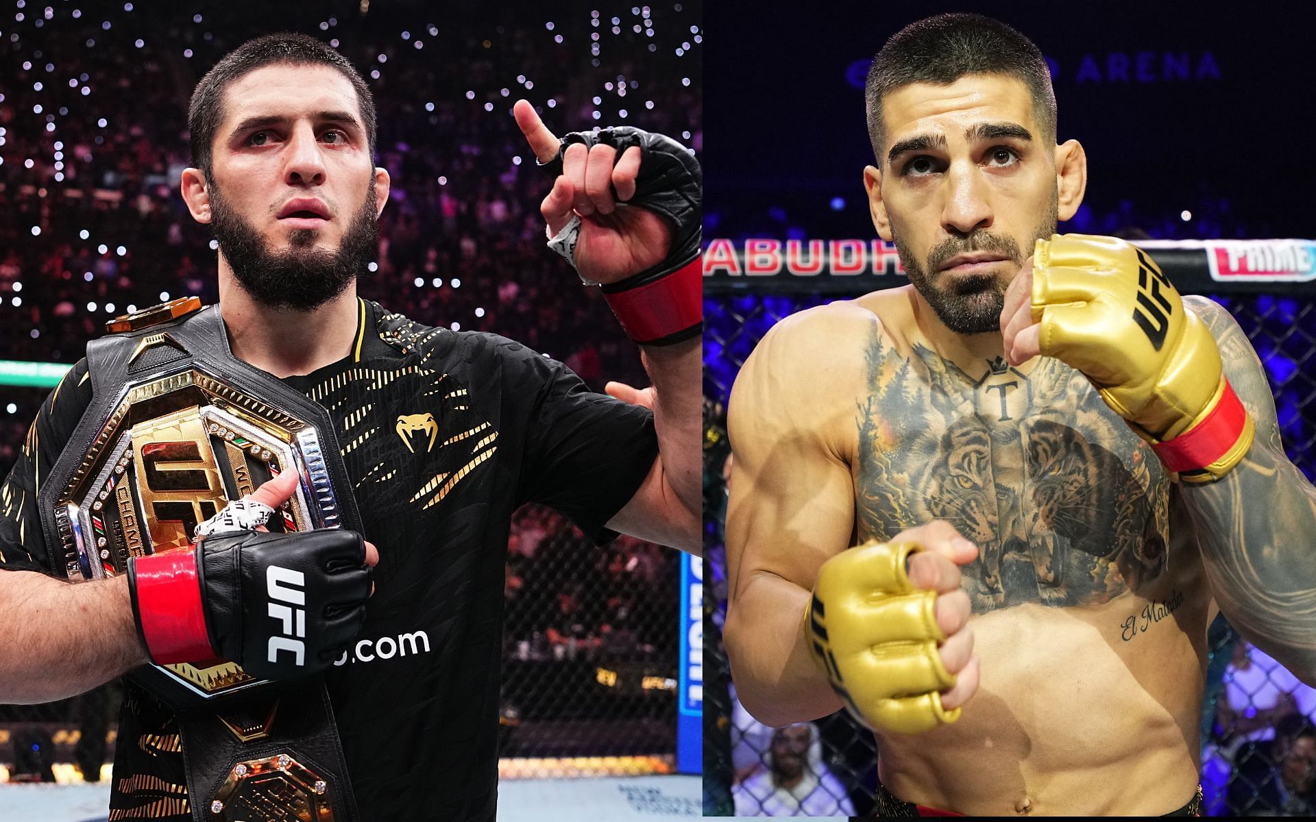 MMA star predicts the future for Islam Makhachev and Ilia Topuria. [Images courtesy: Getty]