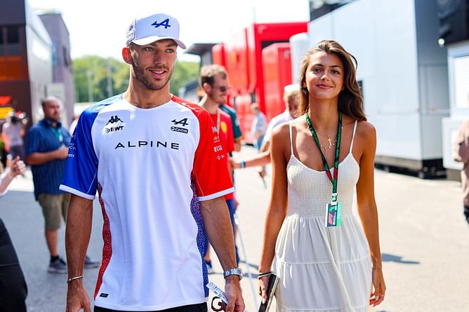 Pierre Gasly’s girlfriend Kika Gomes soaks the sun in a brown bikini