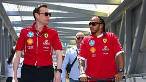 "Lewis Hamilton’s race engineer needs to go": Fans react to the Ferrari driver's engineer potentially costing the driver a 3-place penalty