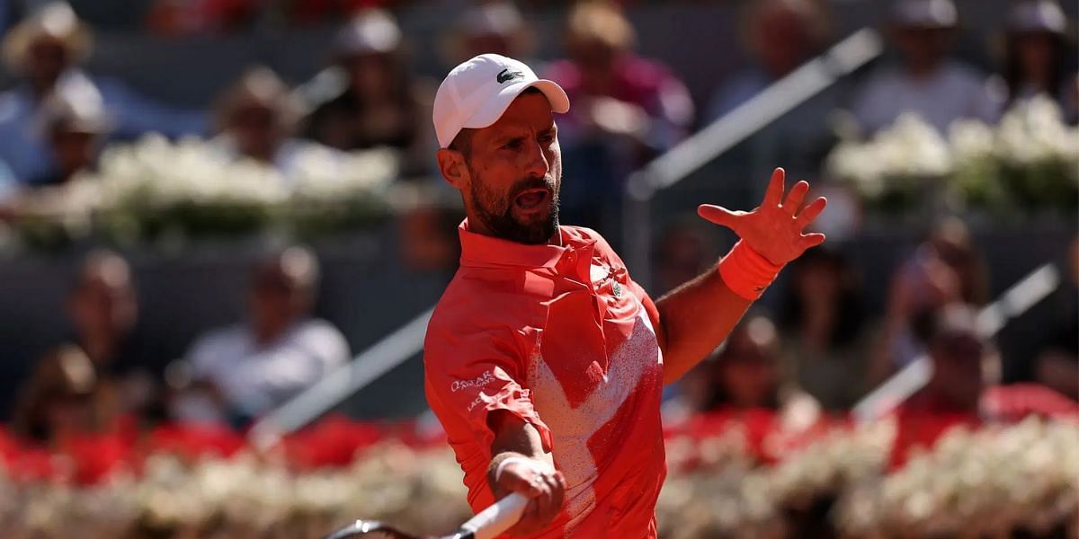 Novak Djokovic at the Geneva Open - Image Source: Getty 