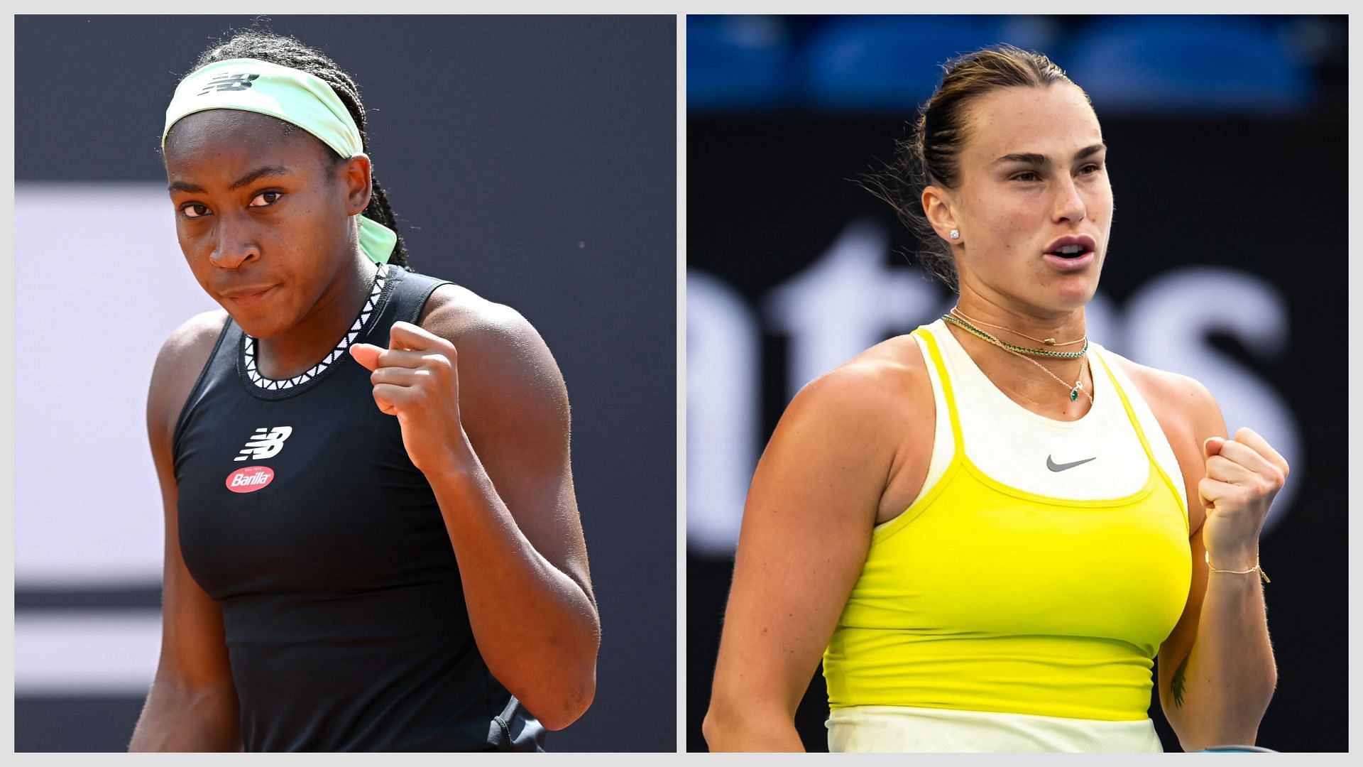 Coco Gauff and Aryna Sabalenka are among the top players to reach the Italian Open 2025 quarterfinals. (Photos: Getty)