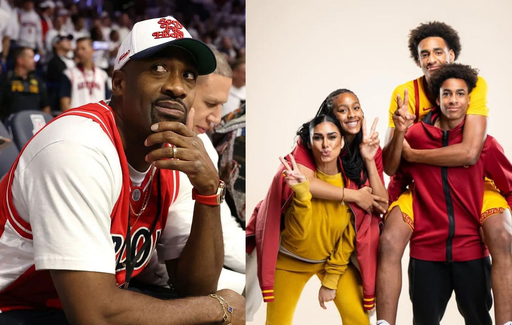 Gilbert Arenas, Laura Govan, Hamiley Arenas