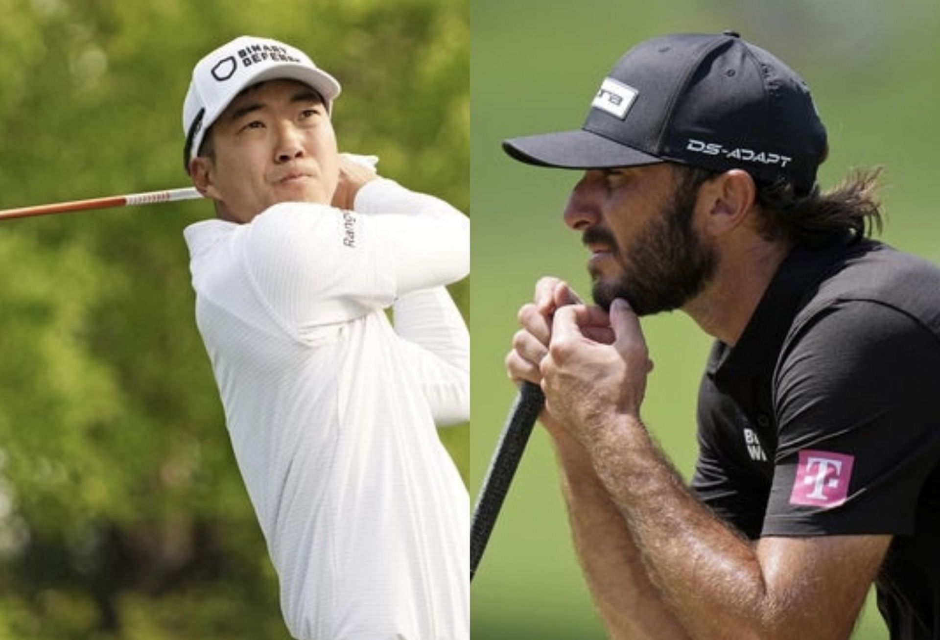 PGA Tour stars Michael Kim and Max Homa via IMAGN