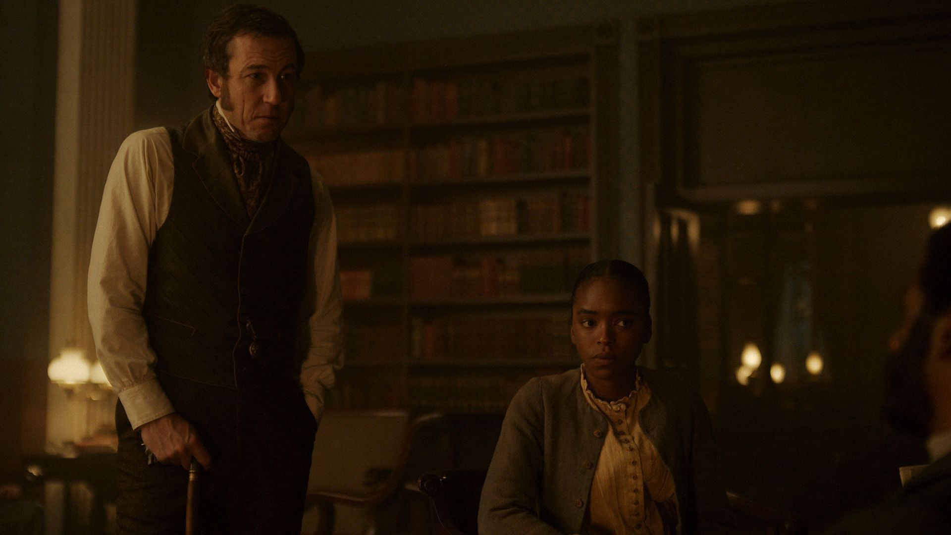 Lovie Simone in Manhunt (Image via Lionsgate Television, Apple Studios)