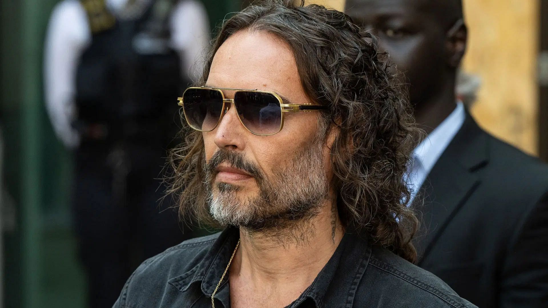 Actor-comedian Russell Brand leaves Westminster Magistrates