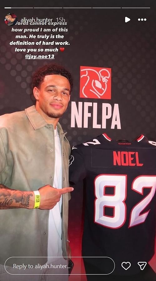 Jaylin Noel's fiancée Aliyah calls him 
