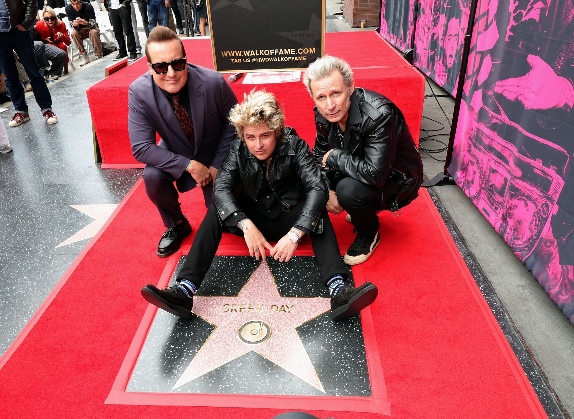 Green Day Honored With Star On Hollywood Walk Of Fame - Source: Getty
